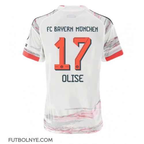 Camiseta Bayern Munich Michael Olise #17 Visitante Equipación para mujer 2025-26 manga corta
